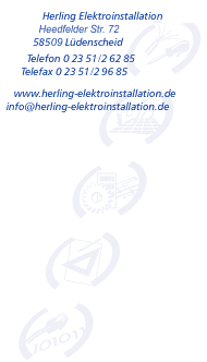 Heinz Herling Elektroinstallation, Römerweg 7, 58513 Lüdenscheid